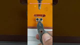 Shortcircuit welding of capacitor pins capacitor soldering [upl. by Aniratac]