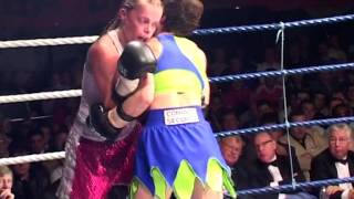 Womens Boxing  Brutal Fight  Cathy The Bitch Brown v Svetla Taskova [upl. by Rengia]