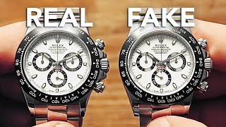 Rolex Real Vs Fake Comparison [upl. by Nylecaj]