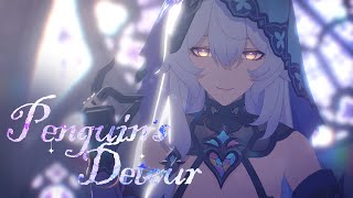 【ブラックスワンBlack Swan】Penguins Detour【崩壊スターレイルMMD】 [upl. by Stulin511]