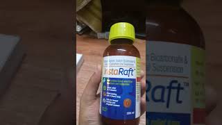 INSTARAFT SYRUP  SODIUM ALGINATE  SODIUM BICARBONATE  CALCIUM CARBONATE  MEDICINE [upl. by Alrahs530]