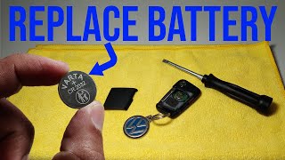 Key RemoteFob Battery Replacement  Volkswagen Jetta 20192023 [upl. by Kenweigh]