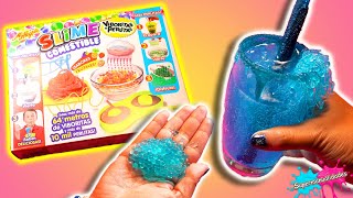 Fabrica de bebidas de Mi Alegría Slime comestible  Supermanualidades [upl. by Enyalb441]