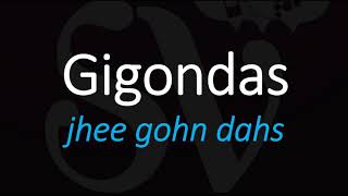 How to Pronounce Gigondas Silent S or NOT [upl. by Ynnelg]