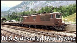 Bahnhof Kandersteg  BLS Autoverlad vom Kanton Bern direkt ins Wallis [upl. by Naara380]