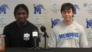 Football Chandler Martin and Seth Henigan Press Conference  October 13 2023 [upl. by Ecneitap]