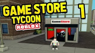 BUILDING MY OWN GAME STORE  ROBLOX GAME STORE TYCOON 1 [upl. by Zaria94]