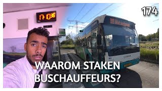 WAAROM STAKEN BUSCHAUFFEURS MET DE 10 METER AMBASSADOR OP PAD BUSCHAUFFEUR VLOG 174 [upl. by Dafna]