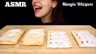 ASMR  EATING POPTARTS  TOASTER STRUDELS MUKBANG WHISPER  MANGIA WHISPERS 먹방 [upl. by Nlyak]