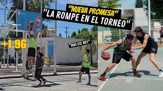 JUGADOR de casi 2 METROS Sorprende a todos dunkeando  Basket Callejero Mexicano Torneo 5x5 JAL [upl. by Kubetz]