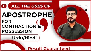 Mastering Apostrophes Ultimate Guide to Punctuation Precision  Possession and contraction Urdu [upl. by Fortunio]