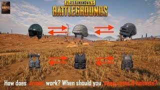 PUBG Armor Guide  How does armor work When should you swap vests amp helmets Full armor breakdown [upl. by Lyontine]