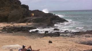 Halona Cove Beach The From Here to Eternity Beach [upl. by Scotty989]