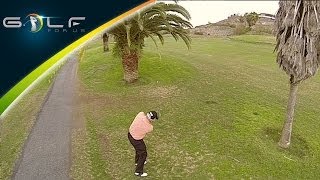 Golf Teaching  Punch Shot  Flach unter Ästen Frank Adamowicz  German [upl. by Adnole]