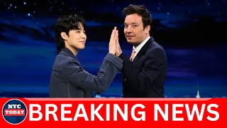 BTS’ Jimin shares behind the scenes footage of solo album Muse Jimmy Fallon makes a special appear [upl. by Laddie500]