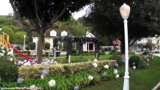 Wisteria Lane Colonial Street Universal Studio Tour at Universal Studios Hollywood [upl. by Tega]