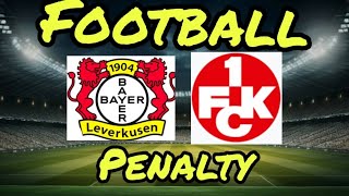 DFB Pokalfinal Kaiserslautern  Leverkusen 20232024 Penalty [upl. by Eldwun]