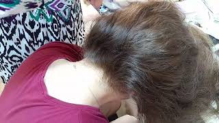 FOR DEEP SLEEP ASMR Nape Scalp Hair Tingles and Sleep aid Leaf Sounds [upl. by Litsyrk]