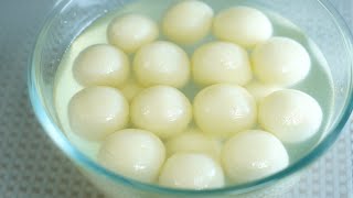 घर पर रसगुल्ले बनाने का एकदम आसान तरीका  Sponge Rasgulla Recipe  Bengali Rasgulla [upl. by Eelesor]