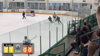 Silver Sticks Game 2 Arvada vs Hyland Hills [upl. by Dnomyad]