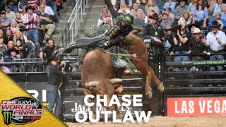 WORLD FINALS Chase Outlaw Honors the Memory of Mason Lowe in an EMOTIONAL Ride in Round 3  2019 [upl. by Khudari368]