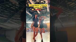 viral dance cover with my friend dance challenge tiktok keep keepup odetari shorts trending [upl. by Nirehtak802]