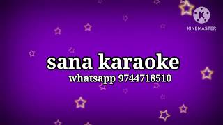 confusion theerkaname karaoke with lyrics [upl. by Atteyek884]