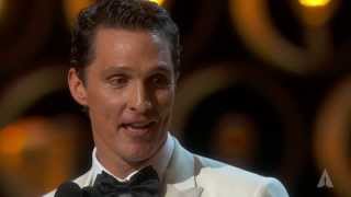 Matthew McConaughey winning Best Actor  86th Oscars 2014 [upl. by Cindra]