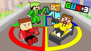 RENKLİ DAİREDEN SON ÇIKAN KAZANIR 😱  Minecraft [upl. by Aicssej]