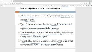 Wave Analyzers AF Wave Analyzer [upl. by Nodnalb894]