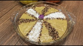 Kachi Recipe Persian Halva Pudding  How to cook Kachi Sweet Dessert [upl. by Laith]