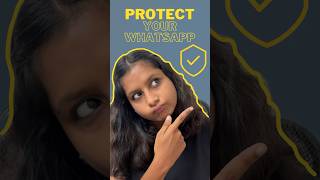 Protect your WhatsApp account from getting hacked✅ cybersecurity education hacker youtubeshorts [upl. by Nivk]