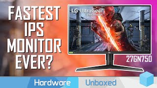 LG 27GN750 Review quot1msquot IPS  240Hz Refresh The Best 1080p Gaming Monitor [upl. by Sabir]