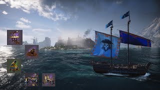 Skull And Bones Sambuk Fort Plunder Build [upl. by Hitt719]