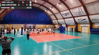 Pro Volley vs RIM cerveteri  14012024 [upl. by Saxela]