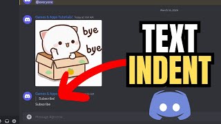 How to Indent Text on Discord 2024  Write an Indent Text [upl. by Shewchuk]