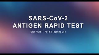 COVID 19 Antigen Rapid Test Oral Fluid for Self testing Use [upl. by Ajam]