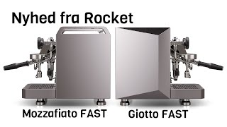 Nyheder fra Rocket Espresso  Mozzafiato og Giotto FAST [upl. by Nnyre]