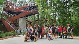 Blacklick Woods Metro Park Canopy Walk in Reynoldsburg OH [upl. by Aisila]