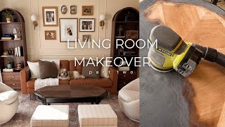 LIVING ROOM MAKEOVER PART 2  FINAL REVEAL ikea hack thrift flip gallery wall and more [upl. by Aniahs180]