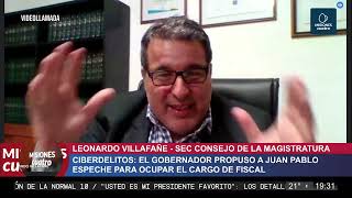 Leonardo Villafañe secretario del Consejo De la Magistratura Misiones Cuatro [upl. by Dicky]