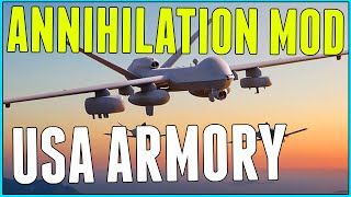 ANNIHILATION MOD  USA ARMORY  Wargame Red Dragon [upl. by Auqenaj]