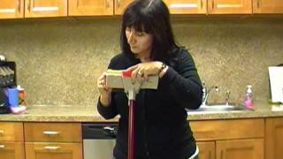 Sponge Mop by Quickie how to replace mop head [upl. by Gaultiero935]