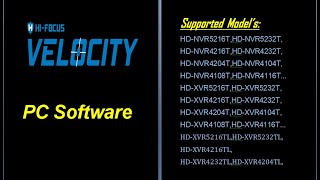 How to Configure Hifocus DVR in PC  Velocity Lite 20  TVT PC Software configuration in Tamil [upl. by Elohcim]