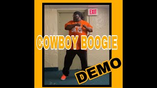 Cowboy Boogie  line dance tutorial [upl. by Ainola]