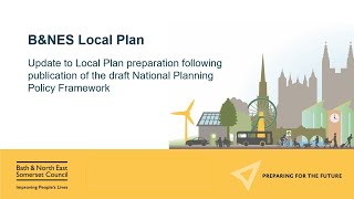 Update on the Government’s new National Planning Policy Framework and the delivery of our Local Plan [upl. by Atnoed]