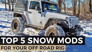 Top 5 Snow Snow Mods For Your OffRoad Rig [upl. by Ybeloc]