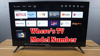 How to Check Hisense TV Model Number [upl. by Barkley181]