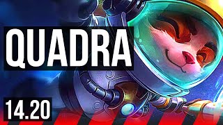 TEEMO vs PANTHEON TOP  Quadra 1435 Godlike  EUW Master  1420 [upl. by Yllac]