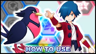 How To Use Falkner amp Swellow Sync Grid Build Lucky Skill Team Comp Guide  Pokemon Masters EX [upl. by Rew]